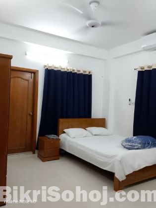 Luxo Furnished 3-Bedroom Flat Rent in Bashundhara R/A